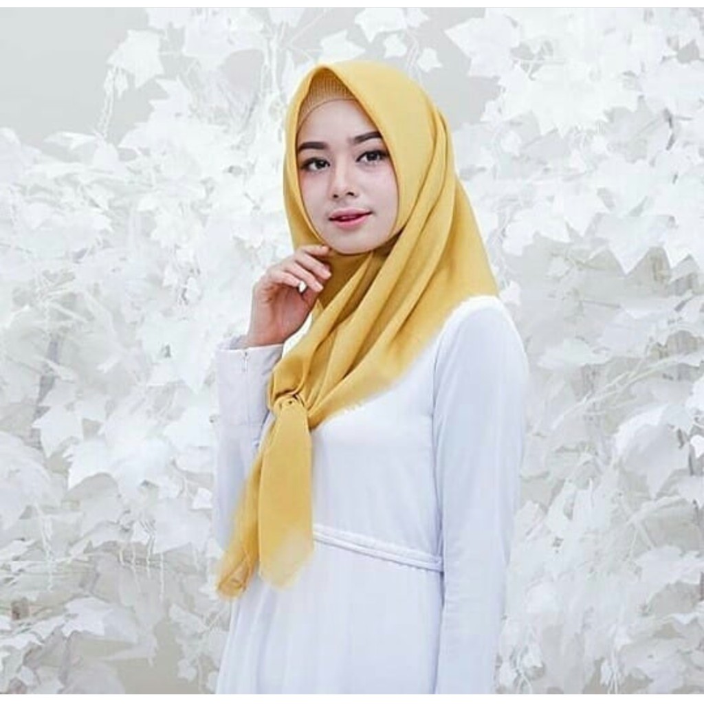 hijab segi empat saudia rawis exclusive katun premium