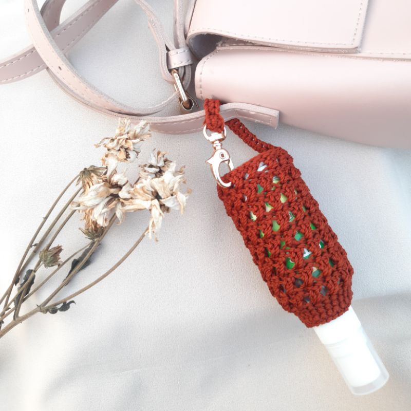 Holder Hand Sanitizer Rajut/ Pouch Hand Sanitizer/ Hand made Rajut (50ml, 60ml, 100ml)