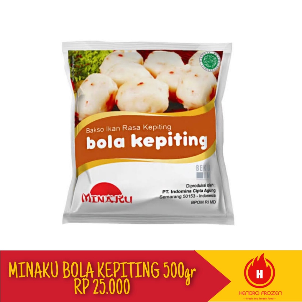 

BOLA KEPITING MINAKU 500gr