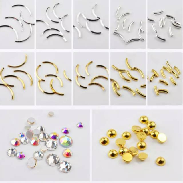 Rhinestone nail art aksesoris kuku charm kuku