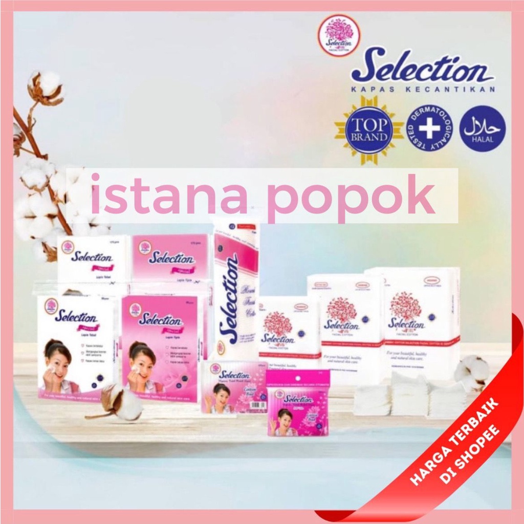 KAPAS SELECTION / KAPAS MUKA / KAPAS KECANTIKAN / KAPAS BAYI / KAPAS BULAT / MEDISOFT / PEMBERSIH MUKA / PEMBERSIH WAJAH / SKINCARE / FACIAL COTTON  / KAPAS TEBAL / KAPAS TIPIS / COTTON BUDS / COTTONBUD / COTTON BUD/ KOREK KUPING / COTTON BUD BAYI