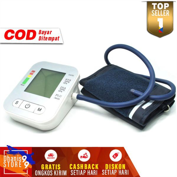 Tensimeter Digital Alat Pengukur Tekanan Darah Blood Pressure Sphygmomanometer Tensi Meter Kesehatan