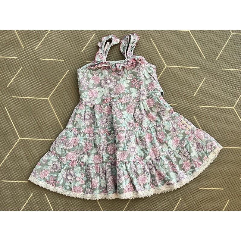 preloved flower dress katun
