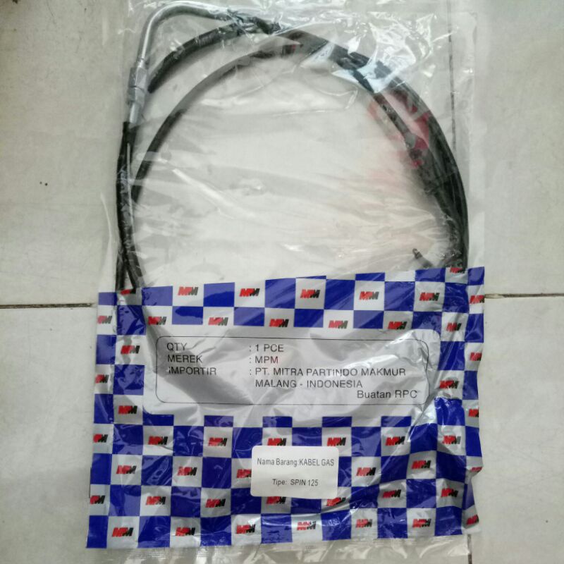 kabel gas spin 125