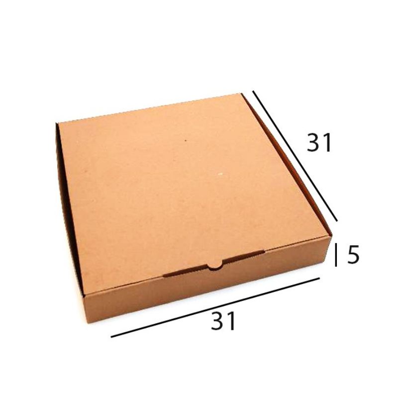 

Box Kardus Coklat Untuk Packaging Kue Cake Snack dll 31 x 31 x 5 cm