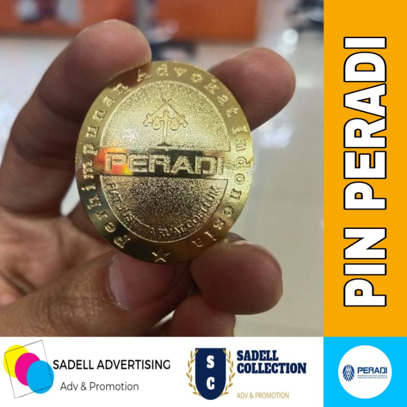 Pin Peradi Kuningan Magnet