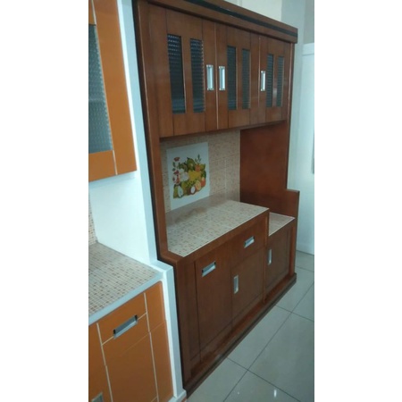 lemari Piring / sayur 3pintu Coklat