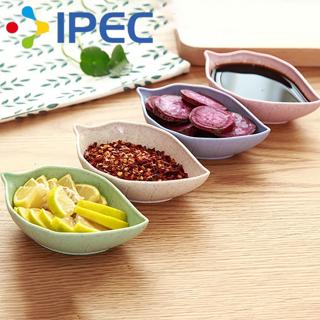 Mangkuk Jerami Bentuk Daun Mangkok Mini Wadah Sayur Sambal Kecap Saos