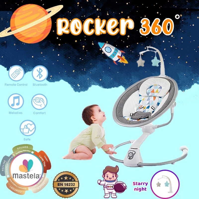 Mastela rocker supreme 360 - bouncer bayi
