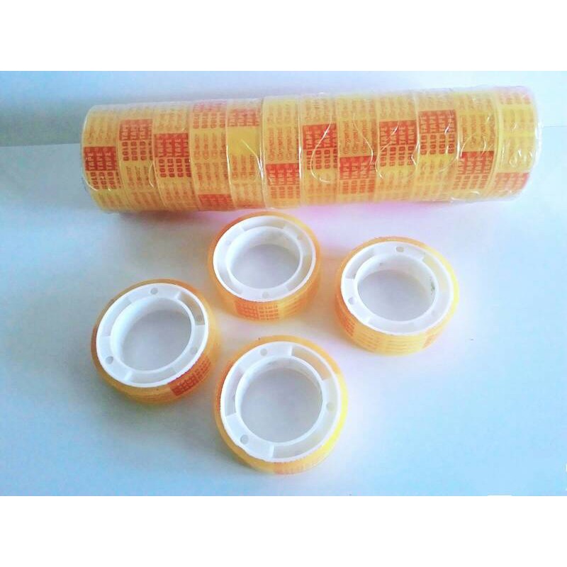 

Isolasi Bening Kecil Kado GOLDTAPE Transparan 1/2inch x 7 yard