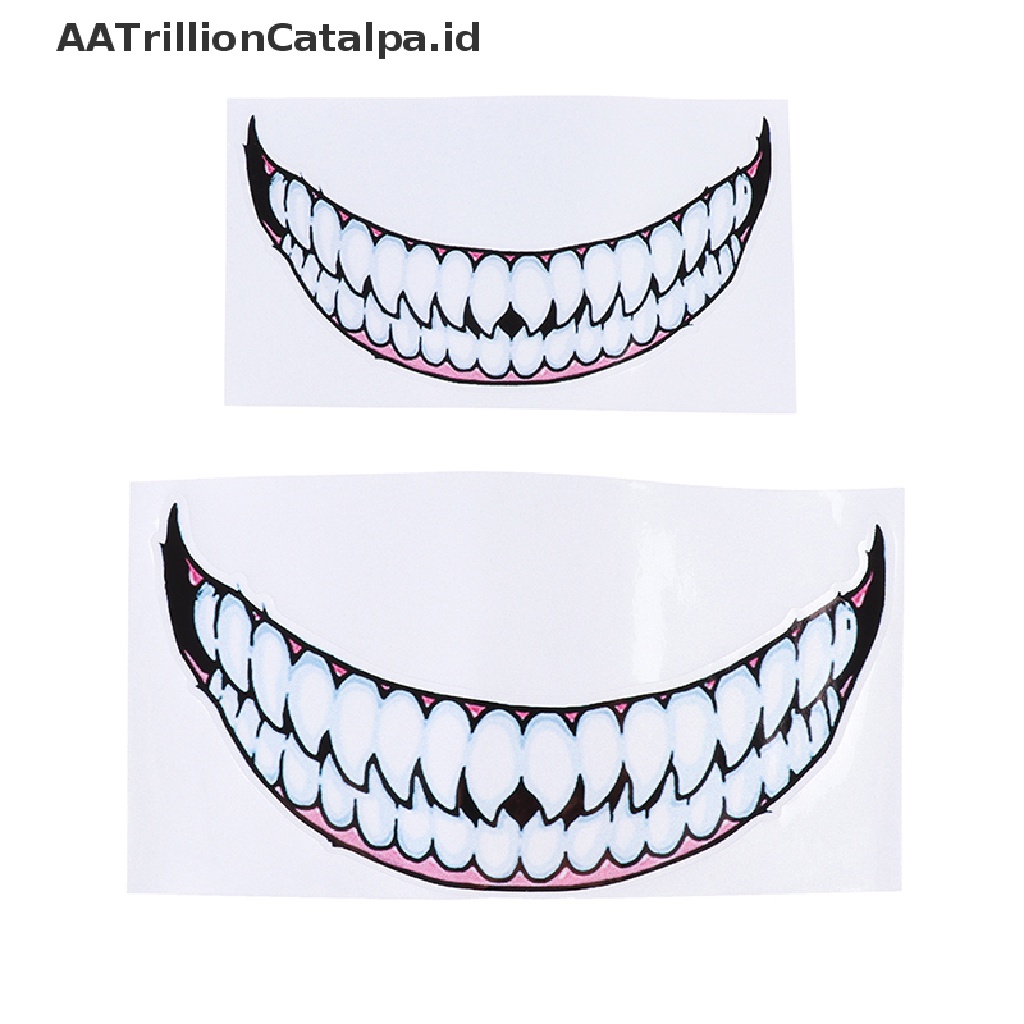 Aa Sticker Decal Dekorasi Helm Motor Motif Gambar Kucing Trillion Catalpa DIY