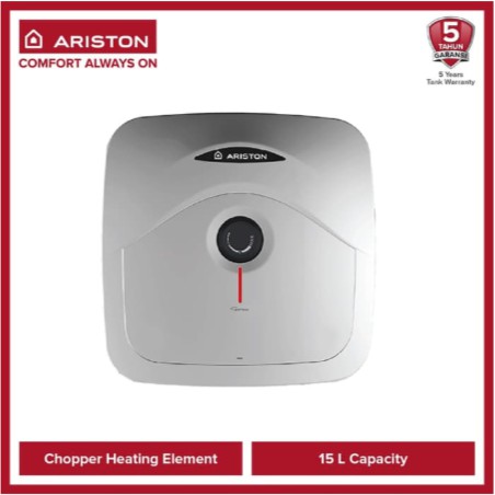 Ariston Water Heater Listrik 15 Liter 350W Pemanas Air Listrik AN 15R