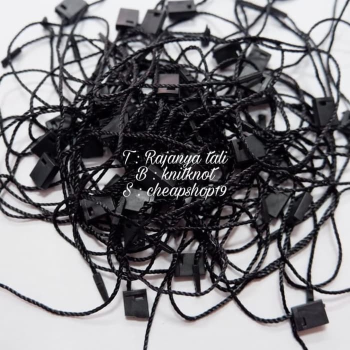 

tali hang tag hangtag hangtang string pin nilon ropepin rope pins - Putih RJT
