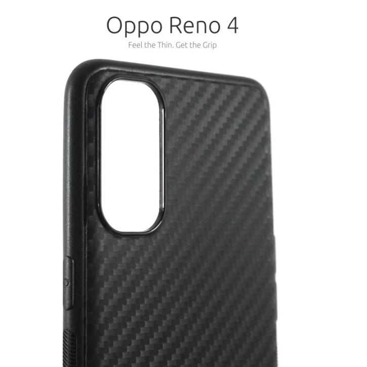 RENO 4F/RENO 4/RENO 4 PRO/RENO 3 PRO CASE SOFTCASE SLIM FIT FULL CARBON