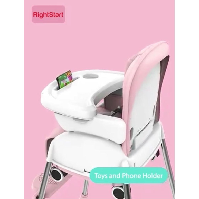 Right Start Candy Series Roadster Highchair FREE TOY - Kursi Makan Roda Mainan High Chair Anak Bayi