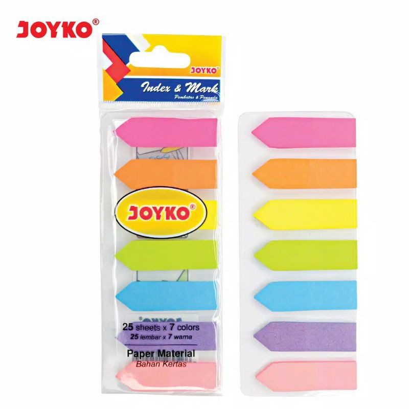 Jual Index Mark Joyko Im Sticky Notes Panah Penanda Pembatas Buku Memo Kertas Shopee