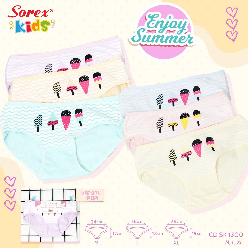Sorex Kids Girl - Celana Dalam Anak Perempuan