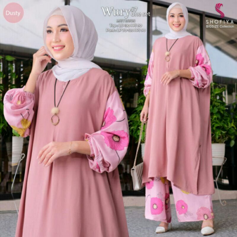 WURY Series One Set (top &amp; pant) Ori by Shofiya