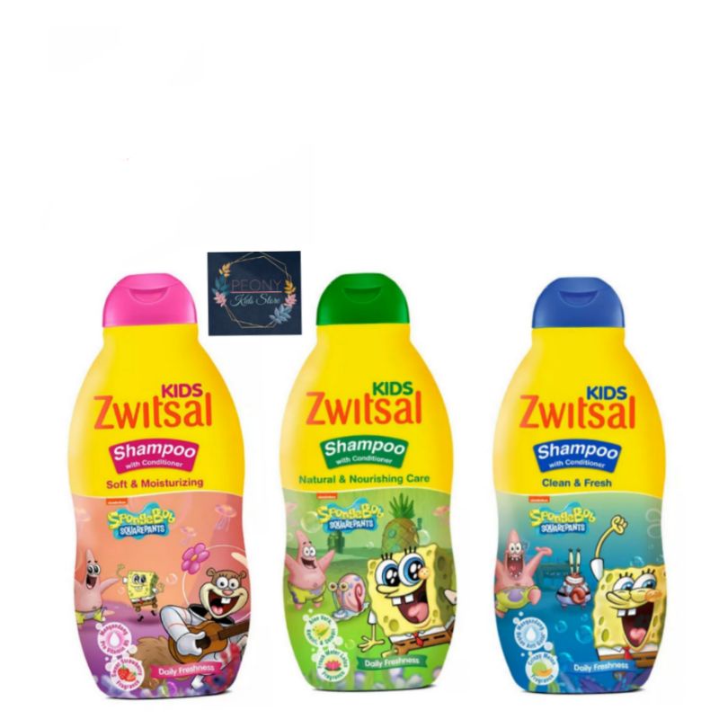 Zwitsal kids shampoo conditioner 180ml/shampo anak bayi ZWITSAL 180 ML Pink Hijau Biru switzal