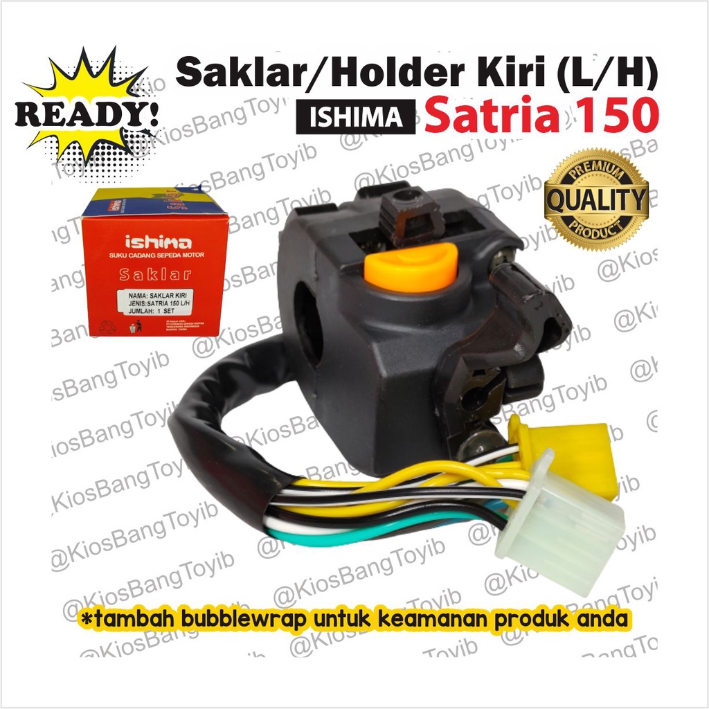 Saklar Holder Handle Switch Kiri Satria 150 (ISHIMA)