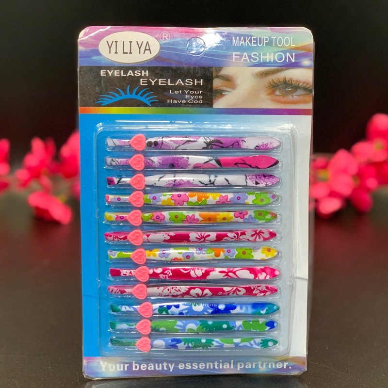 RADYSA - BEAUTY TOLLS Pingset | Eyelash | Pinset Motif / Pinset Pencabut Uban / Pencabut Bulu (1 Pcs)