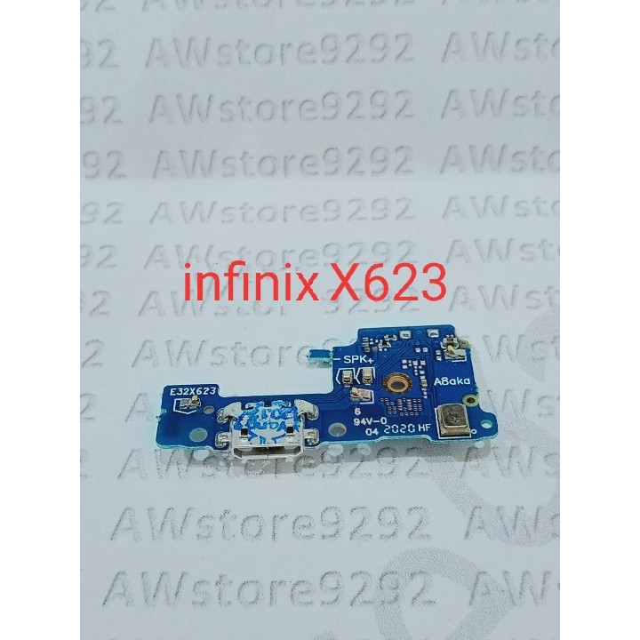 Flexibel Flexible Papan PCB Con Cas Con TC Konektor Charger INFINIX HOT 6X X623