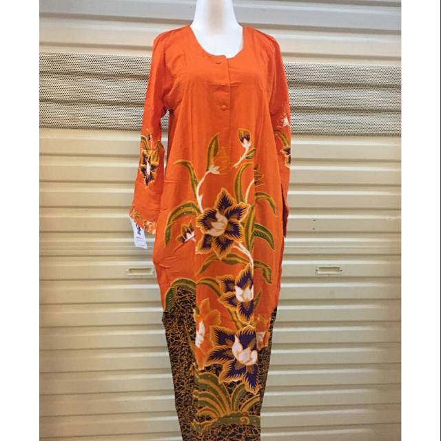 Longdress batik daster batik oleh oleh Jogja ratu busana solo pekalongan