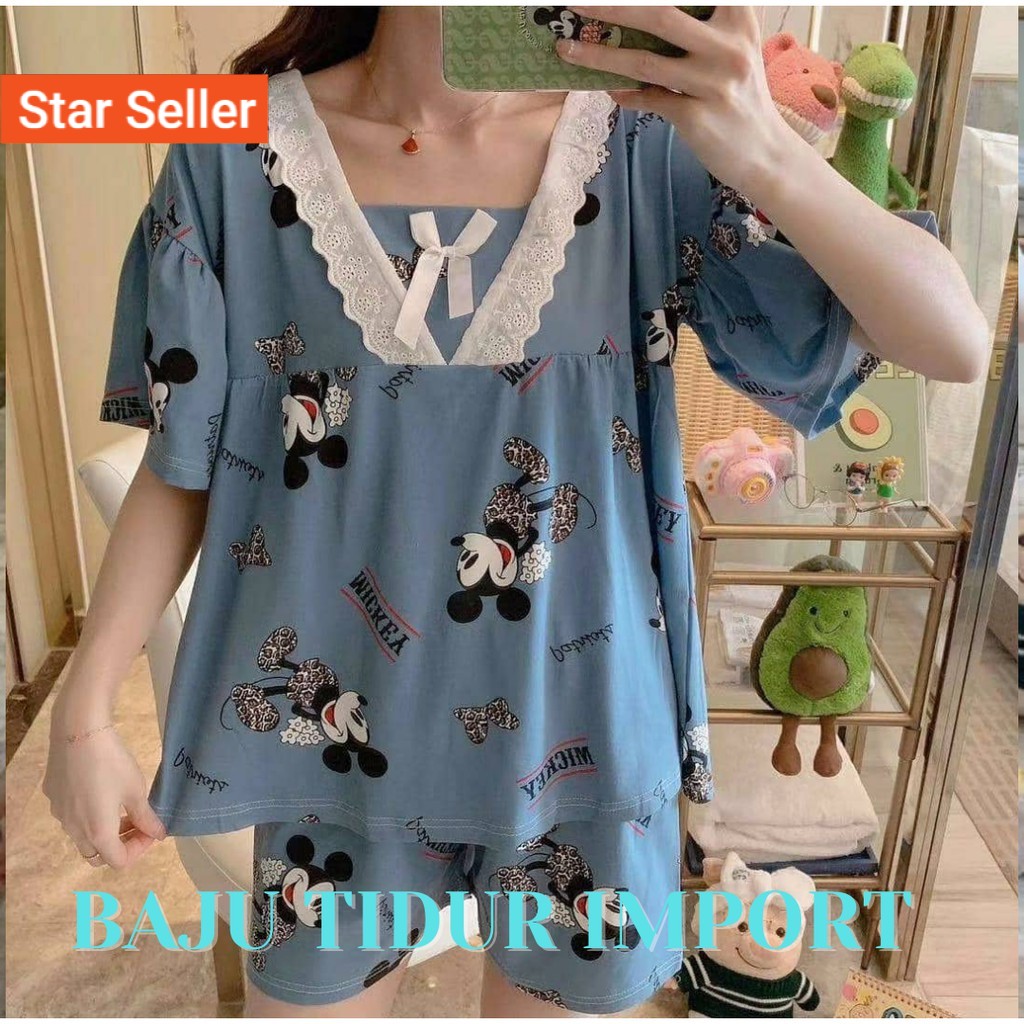  Baju  Tidur Import Setelan Baju  Tidur Import Piyama 