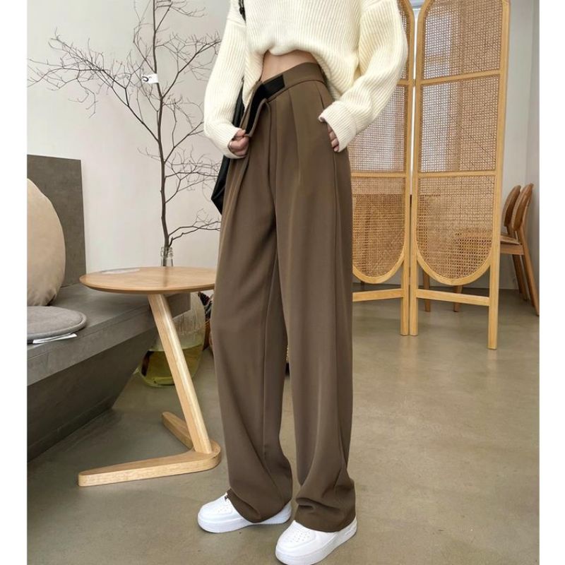 Velcro Pants (perekat) | Celana Longgar Korean Style Highwaist