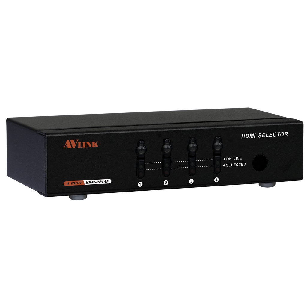 HDMI Selector AVLINK HRM-2214F with Remote Controller V 1.3 up to 1080p