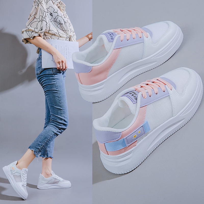 TBIG [COD] Sepatu Sekolah Sneakers Import Shoes BRIELLE Fashion Wanita Sepatu Korea Style Sekolah Kuliah