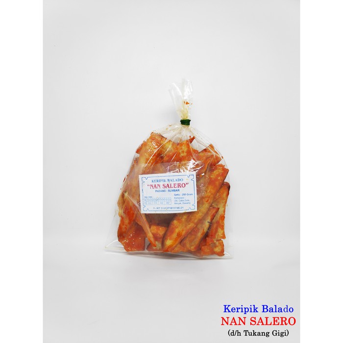 

Keripik Balado Nan Salero 250 gram ~ kp229