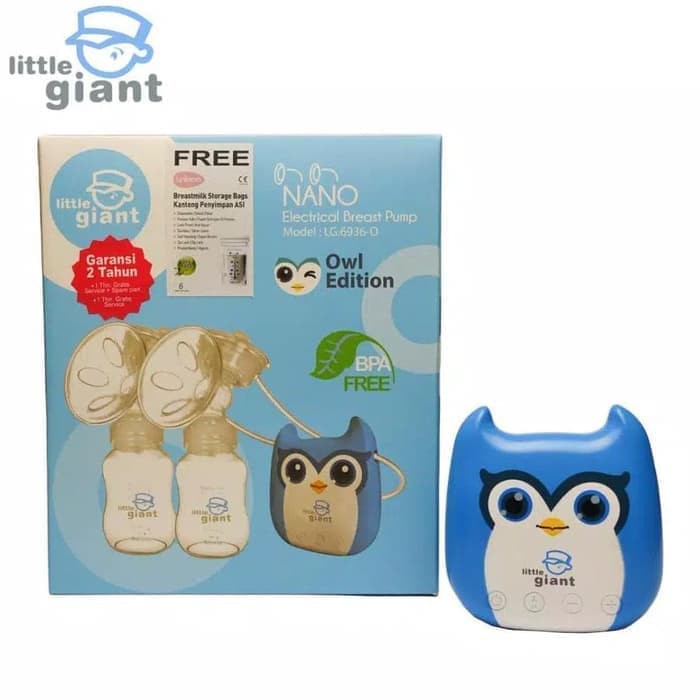 Little Giant - Nano OWL Edition Electrical Breast Pump LG 6936-O