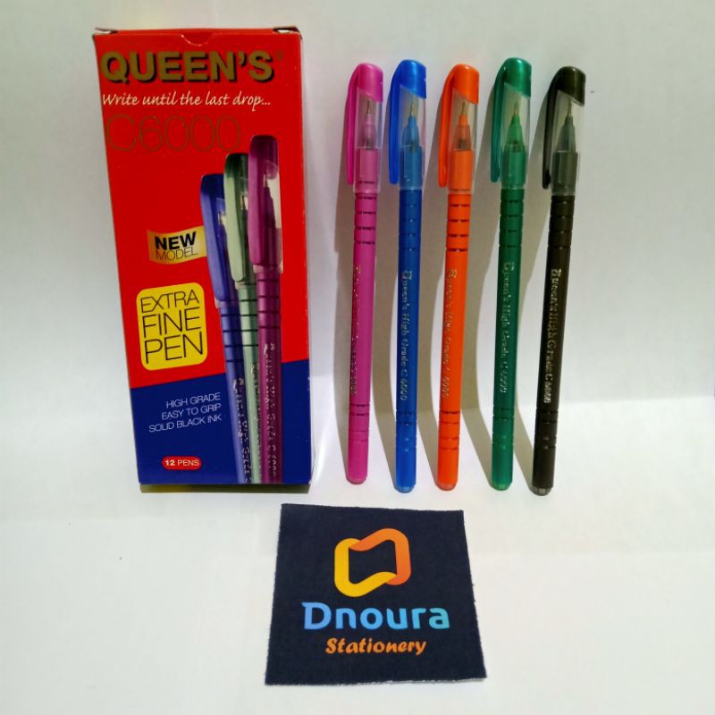 

SELUSIN ( 12 PCS ) Pulpen Faster Queen's C6000 0.5mm Pulpen Faster Queen C-6000 0.5 mm