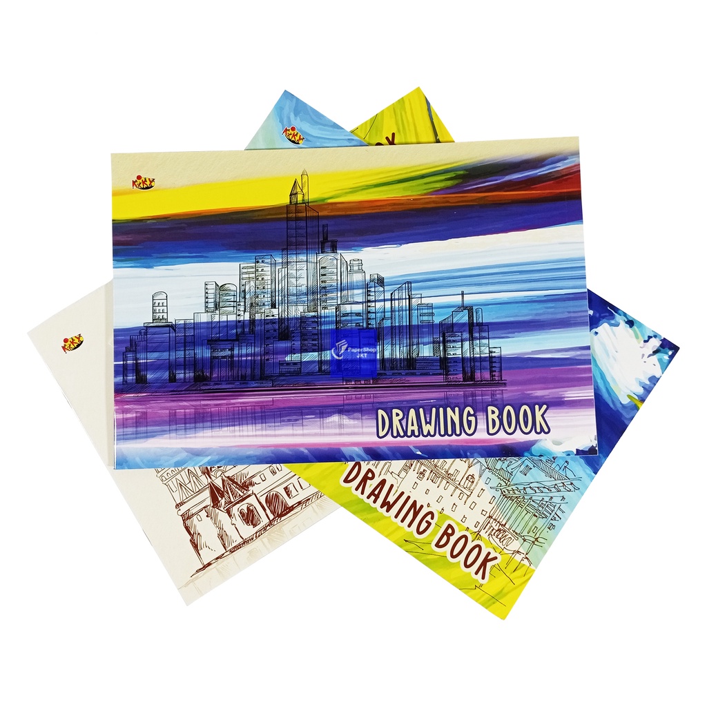 Kiky Drawing Book Buku Gambar A4 Motif Lucu & Keren [ PCS ]-City Scape