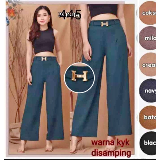 celana kulot hermes//celana wanita