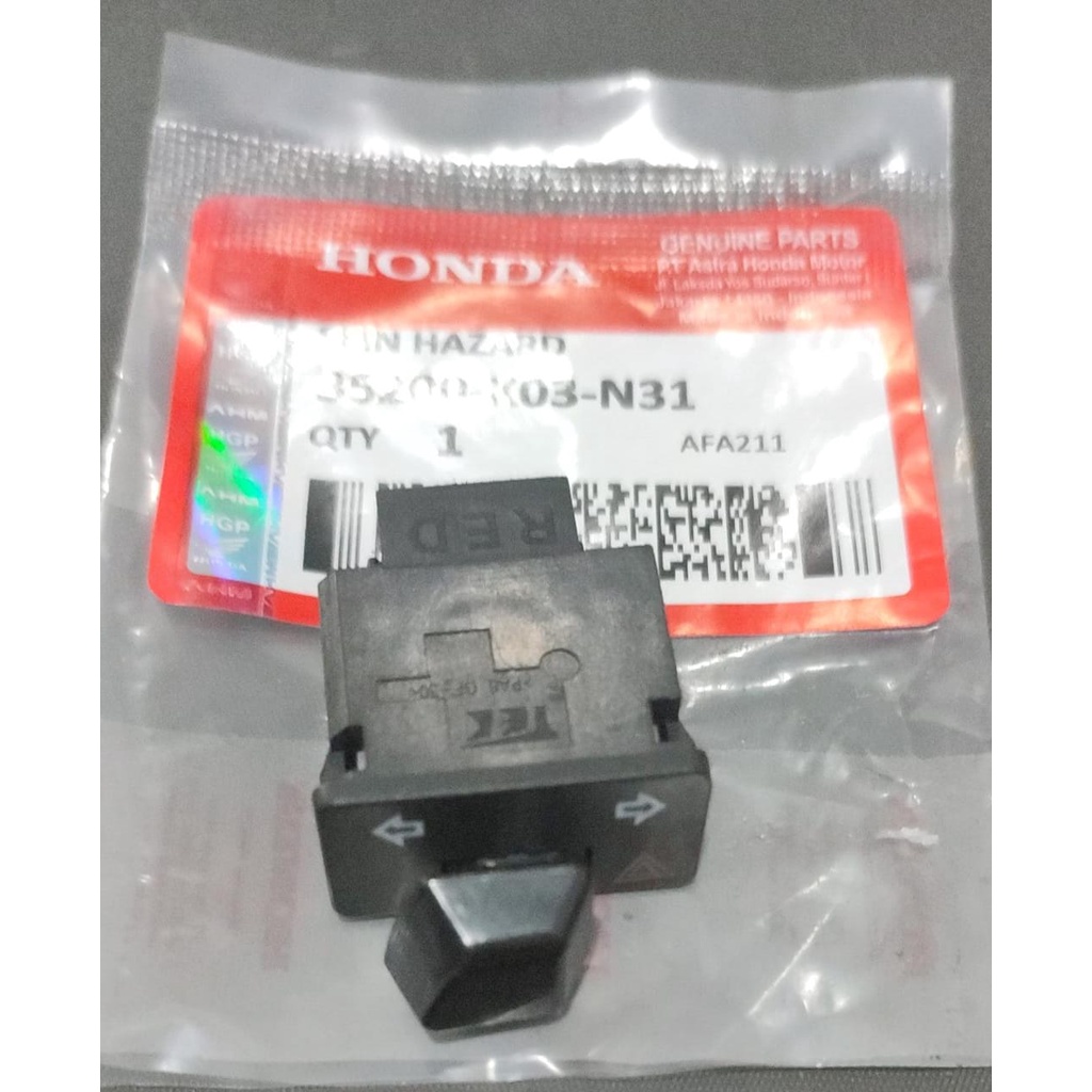 TOMBOL SAKLAR SEN SEIN HAZARD HONDA BEAT SCOOPY  VARIO 125 150 K03