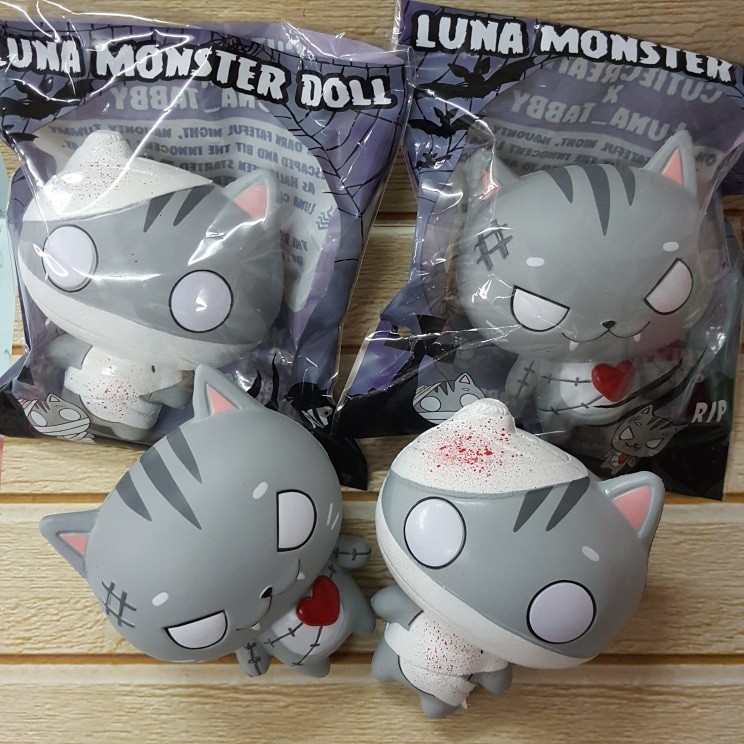 Squishy Luna Monster Doll Licensed by Cutie Creative
