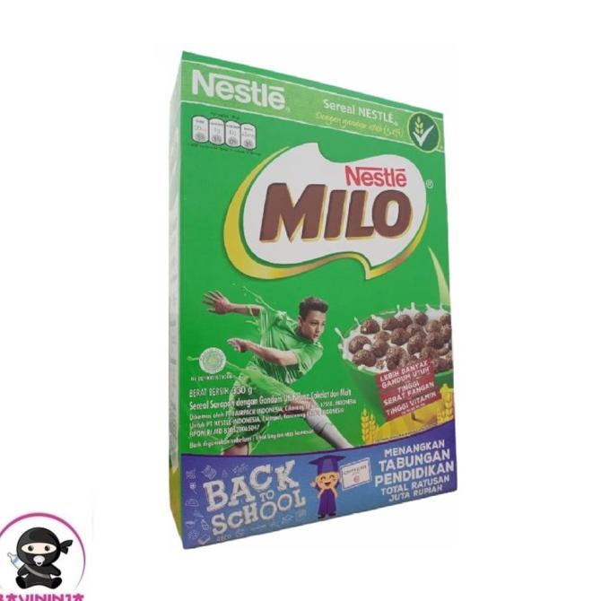 

COD NESTLE MILO Sereal Gandum Cokelat Malt Box 330 g