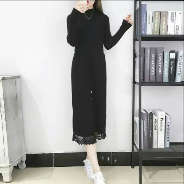 Dres casual ala korea #dres korea #dres wanita