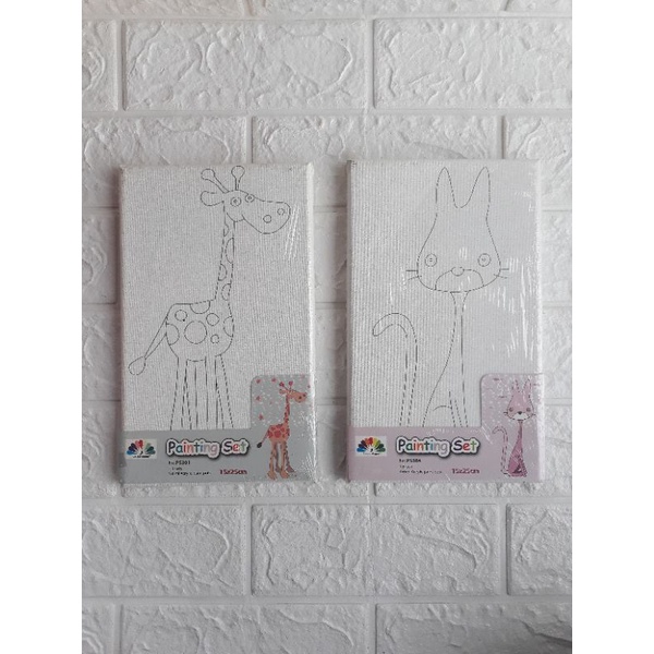 

Phoenix Painting Set PS301 PS304 Canvas Brush Kuas dan 4x6ml Cat Akrilik