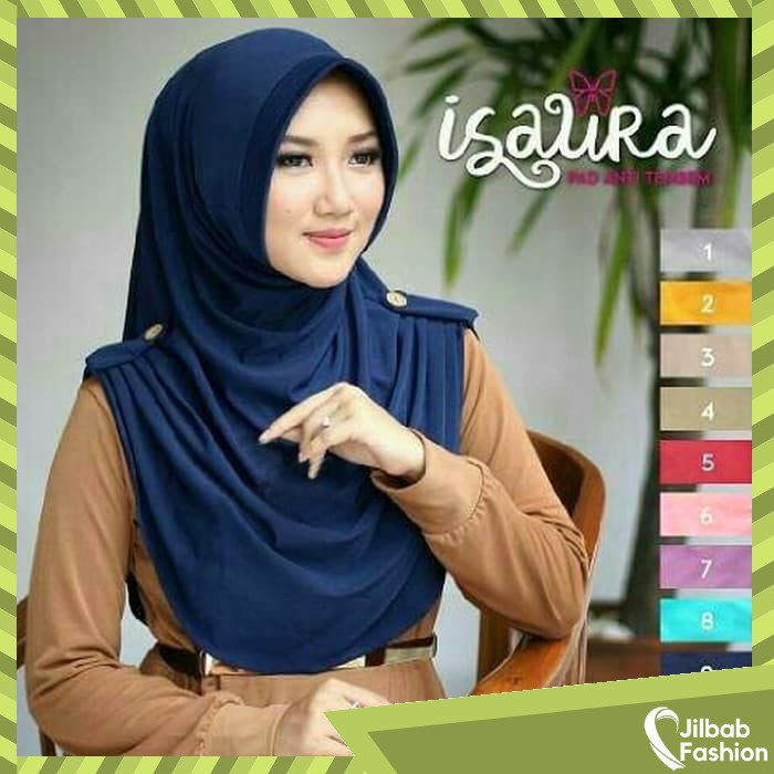 Kerudung Jilbab Instant JIlbab Isaura HIjab Pesta Fashion Pesta Wanita
