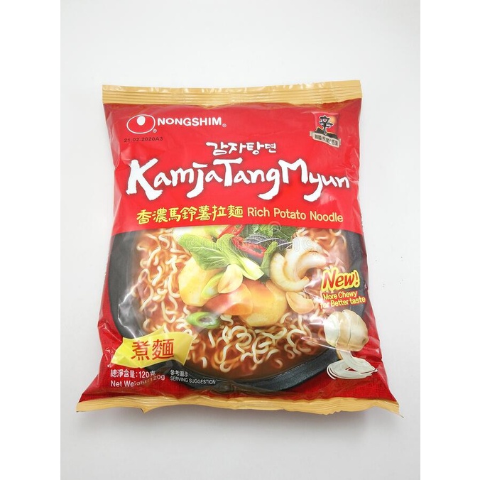 

Nongshim Kamja Tang Myun Rich Potato Noodle / Nonghsim Rich Potato Noodle 120 Gram
