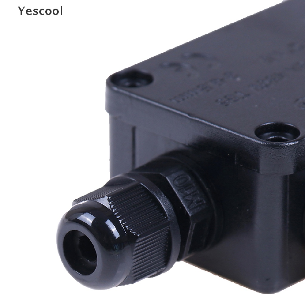 Yescool 3Way IP66 outdoor waterproof cable connector junction box with terminal 450v .