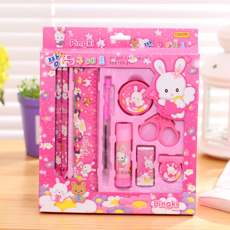 Set Alat Tulis Anak Lengkap Karakter Lucu Untuk TK SD