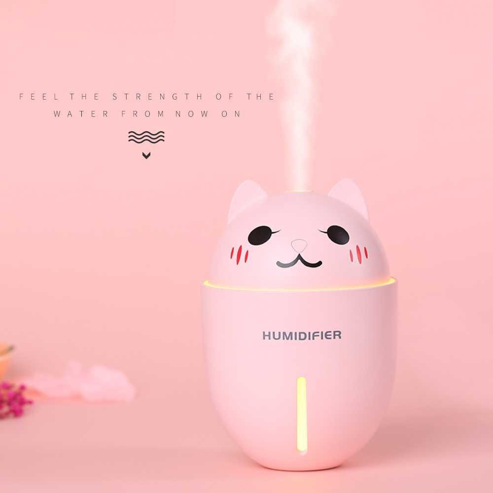 Taffware Cute Pet Humidifier 3 in 1 + LED Light + USB Fan - HUMI H1 [Biru]