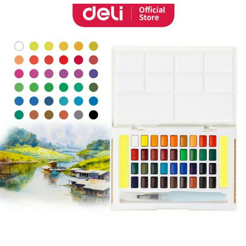 

Deli Arte Nuevo Watercolor Paint 36 Colors