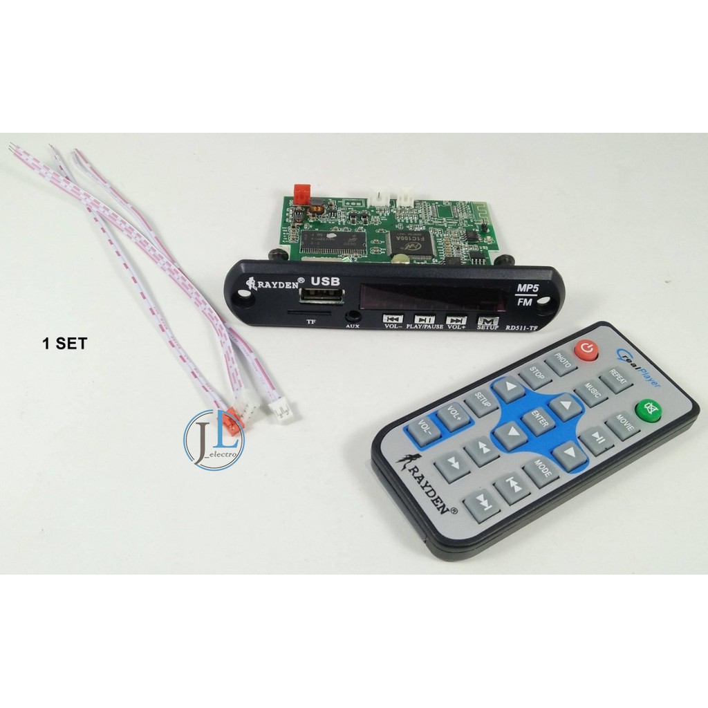 Jual Modul Kit 12V RAIDENrd511tfDigital/Video Player (MP3,MP4,MP5