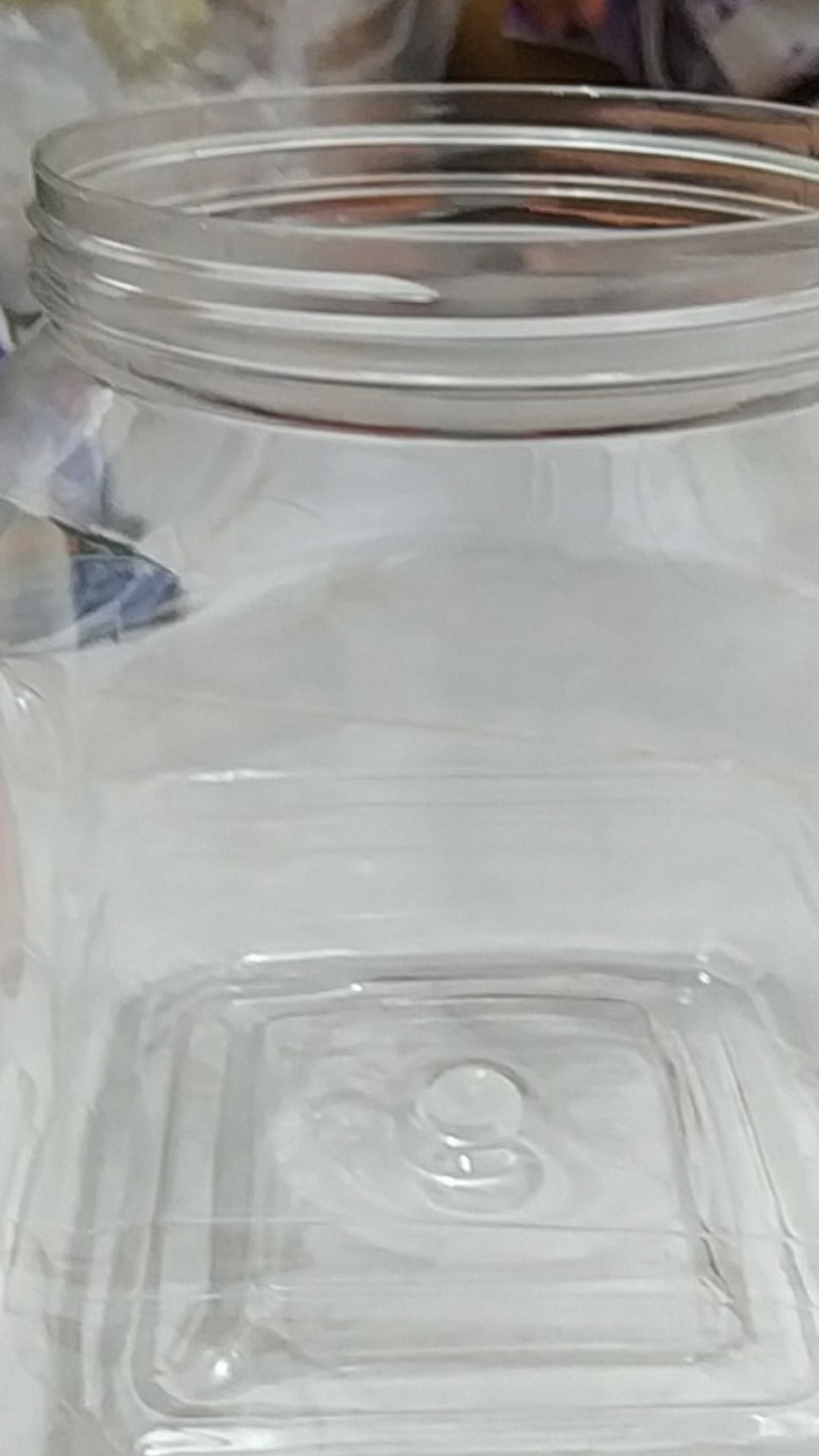 Toples Plastik Kotak Buat Ikan Cupang,permen 2.2 Liter