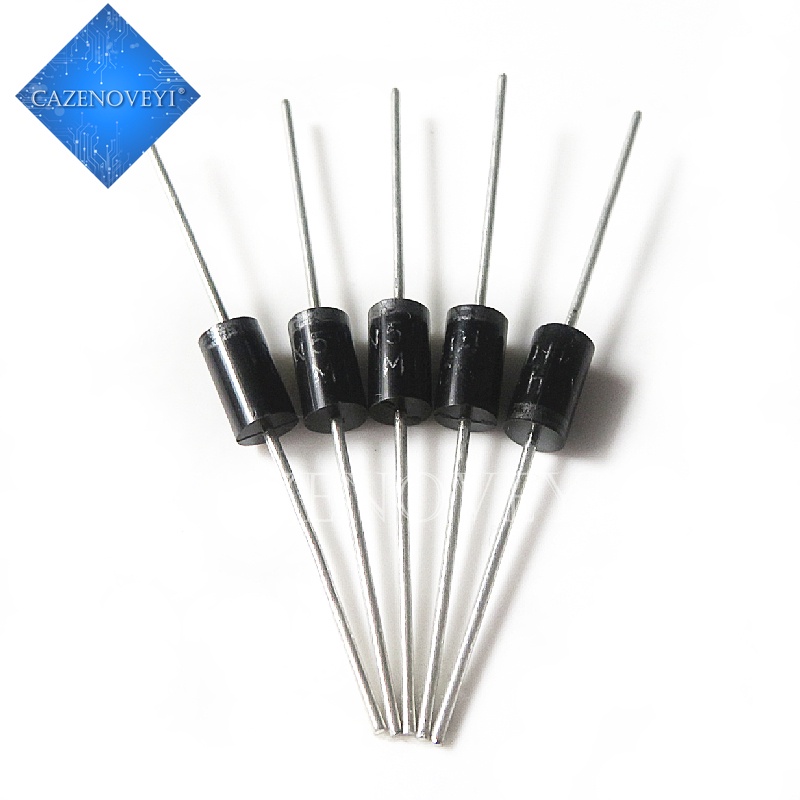 20pcs / lot Dioda Penyearah 1N5408 1N5404 1N5401 1N5822 1N5818 UF5408 UF5402 6A10 10A10 DO-27